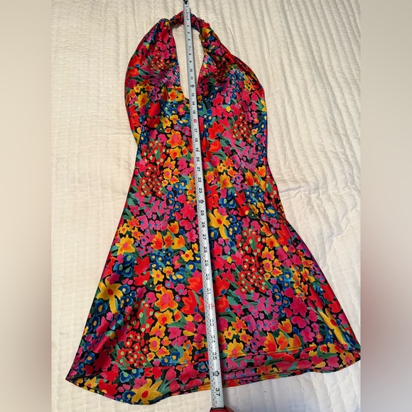 NWT Show me your Mumu Jasmine Halter mini dress in Garden Glow. - Picture 8 of 8